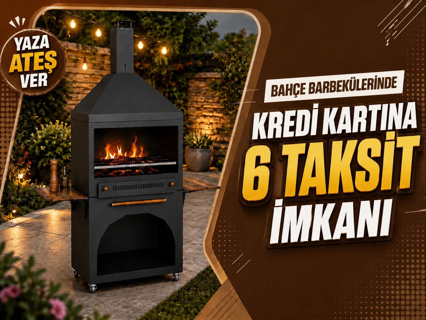 Kayseri Döküm Kuzine Şömine Barbekü